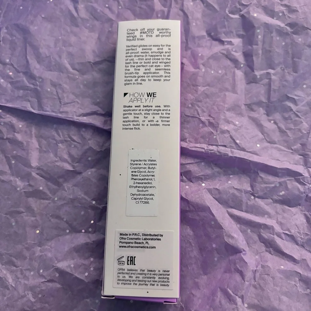 💝NIB Ofra Verified Black Liquid Liner💝